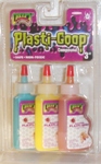 Teal, Yellow, Brown Plastigoop